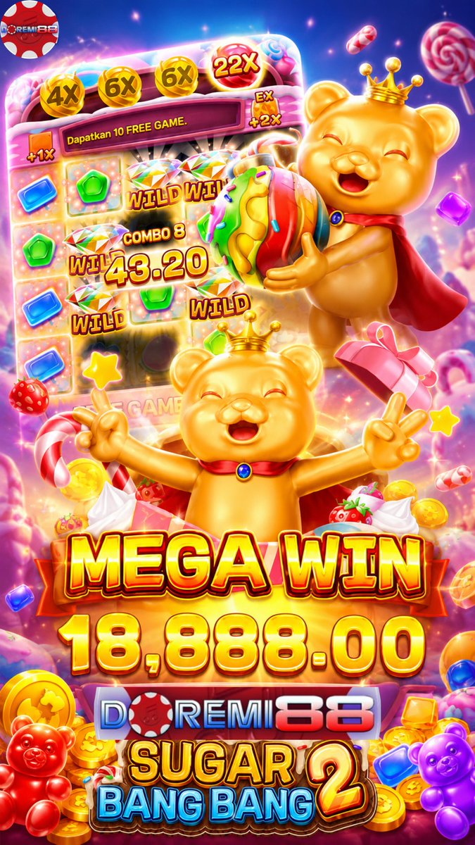 boogybear41455's tweet photo. Sugar Bang Bang 2 #FaChai Slot
#Doremi88
Sugar Bang Bang 2 membawa keseruan penuh warna yang bikin penasaran.
Ada banyak kejutan menarik yang siap bikin hari makin seru!
https://t.co/TrItv4U9U1
#IndoGame #indoviral #jackpot #GameOnline
#Onlineslot #Gaming #situsgacor https://t.co/2i5MlXbmcu