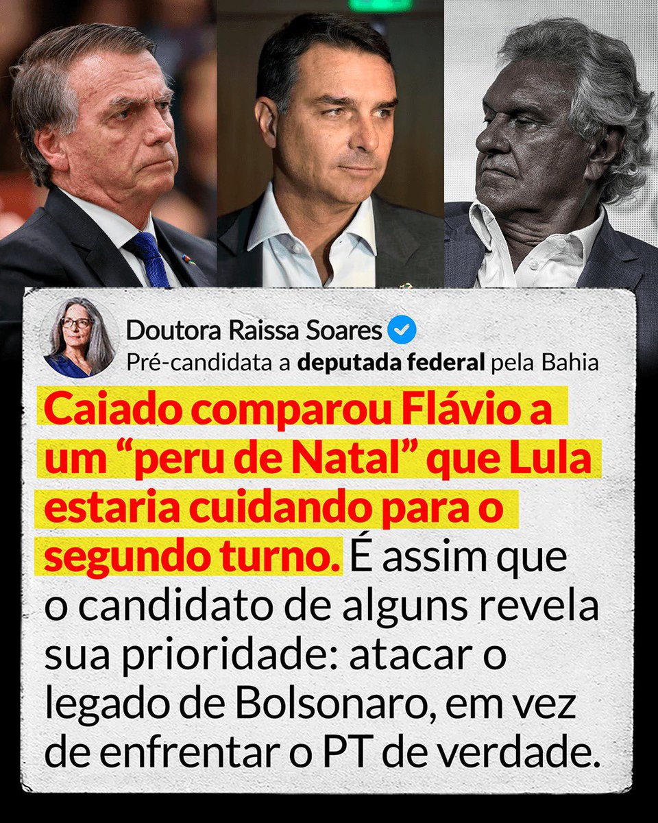 draraissasoares's tweet photo. Tem gente que diz querer derrotar o PT, mas parece gastar mais energia tentando atacar a família Bolsonaro do que enfrentando Lula.

Pode usar alguns, alimentar vaidades, criar intriga, humilhar aliados e tentar apagar o legado de @jairmessiasbolsonaro

Só esqueceram de combinar com o povo. Mesmo com toda essa turma jogando contra, o nosso foco continua o mesmo: tirar o PT do poder.