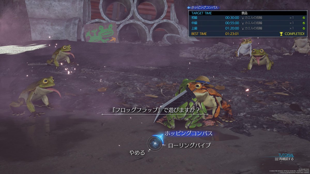 kein150LA's tweet photo. やっと、カエルのミニゲーム上級クリアーで先に進めるよ～😅 https://t.co/M7aB2i7N4N
