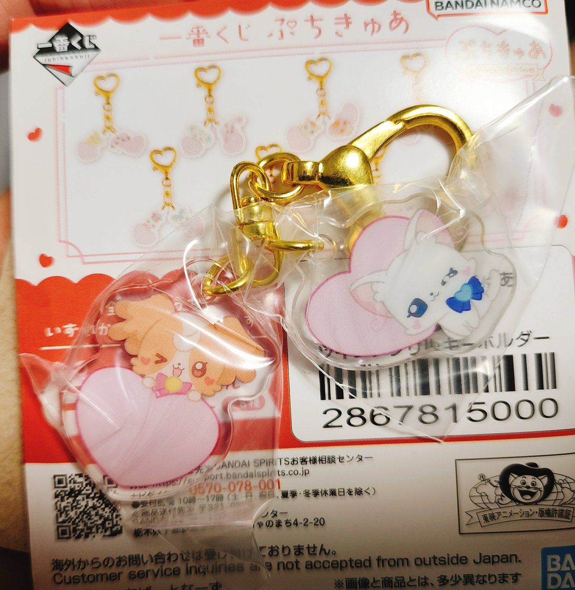grhtia_'s tweet photo. ぷちきゅあ一番くじ5回引いてF賞が1個だけだったんだけどこむぎ＆ユキが出て𝐇𝐚𝐩𝐩𝐲 https://t.co/GOm8rMhLWz