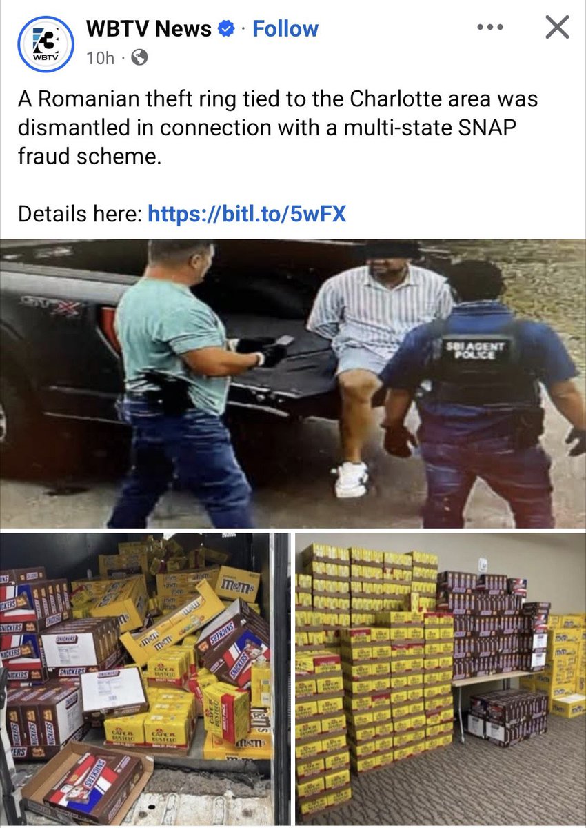 MassJunto's tweet photo. CHARLOTTE, N.C. (WBTV) - A Romanian theft ring tied to the Charlotte area was dismantled in connection with a multi-state SNAP fraud scheme.

Records show brothers Marian Ovidiu Dumitru and Catalin Dumitru — whom agents said were in the U.S. illegally — pleaded guilty in federal court in Charlotte in connection with a multi-state SNAP fraud scheme.

According to the North Carolina State Bureau of Investigation, the duo was part of an identity-theft ring that stole more than $760,000 in SNAP benefits across several states, including New Jersey and Massachusetts.