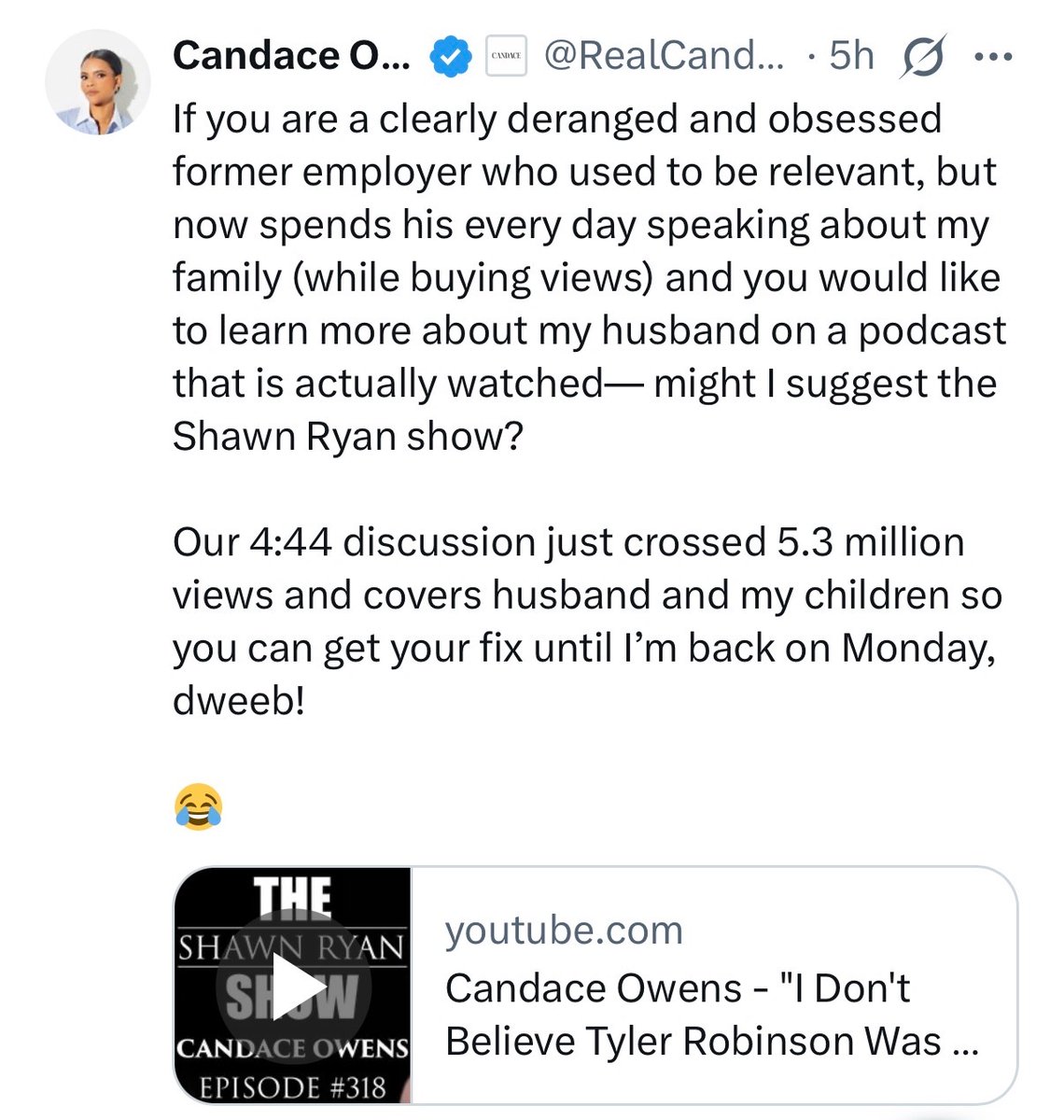 mkhammer's tweet photo. By Candace rules applied to Candace, it is highly suspicious that she is not immediately responsive with meta-data and travel logs to every very serious charge Ben has brought against her. We are simply asking questions and to flippantly deny something is weird when EVERYONE KNOWS it’s weird is evidence of guilt. Supplying said meta-data would also be evidence of guilt. Linking to a fuller story for context in an attempt to explain is also evidence of guilt. Thank you for your attention to this matter.