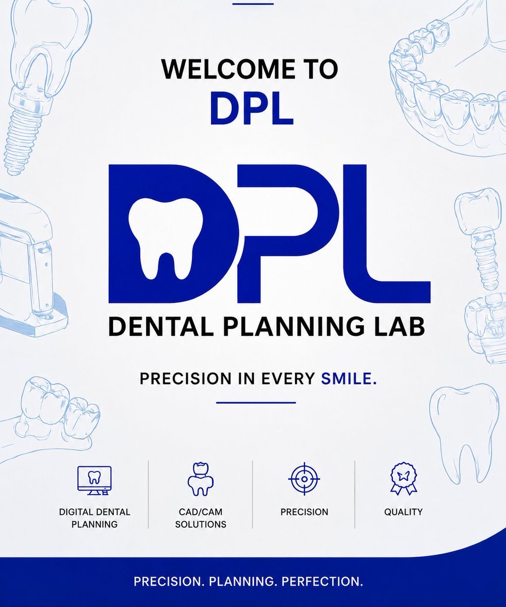 DentalPlanLab's tweet photo. 🦷 Introducing Dental Planning Lab — DPL is live.

We design aligner plans, surgical guides, dentures &amp; more for dental clinics worldwide.  

🧵 Here's everything we do 👇 https://t.co/37ClI0J37Q