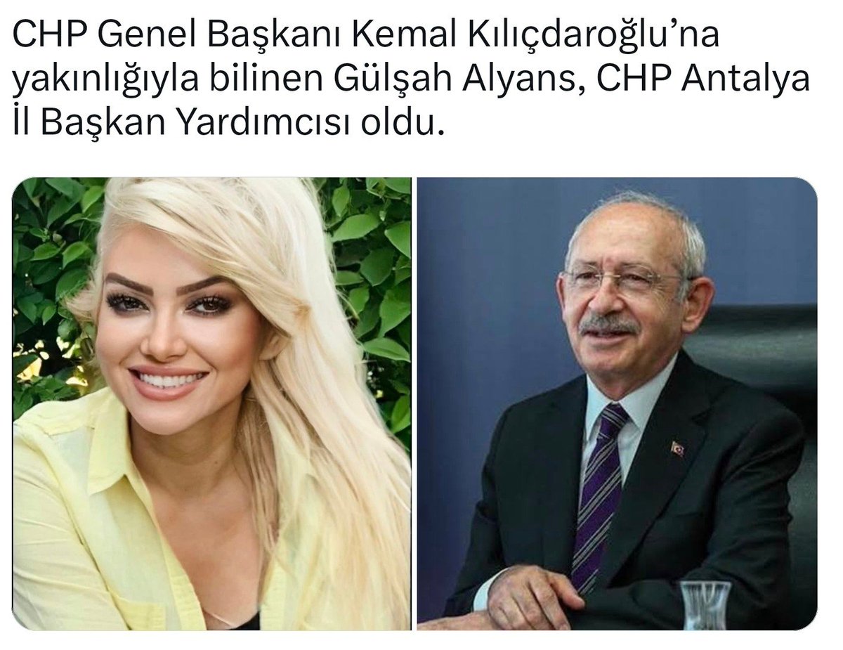 Zekeriya_Say's tweet photo. 💥"Bizim Gülşah" CHP Antalya İl Başkan Yardımcısı oldu.
*
Özgür Özel, CHP genel merkezinde çikolata dağıttığı için Gülşah Alyans'ı linç etmeye çalışmıştı.
*
Danışmanlarının yazdığı notu bile okumaktan aciz olan Özel, Gülşah Alyans'ın Akit gazetesinin karikatürlerini çizdiğini iftirasını atmıştı.
*
Kemal Kılıçdaroğlu resmen Özel'e had bildirmiş.
*
Bu vesileyle Gülşah Hanımı tebrik ediyorum...
@alyans_gulsah
