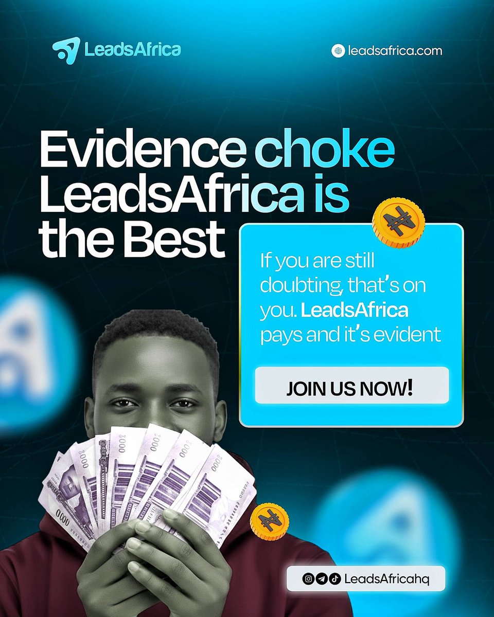 Favysterz's tweet photo. The weekend is here…🎉🎉

How much have you made this week from LeadsAfrica 🤭☺️

LeadsAfrica remains the simplest and most affordable earning 😍

With Just N750, N1,500 N3,000 or N5,000

Don’t just watch others withdrawing this month, start now and also be a part of it. https://t.co/HQxJi1c6bE