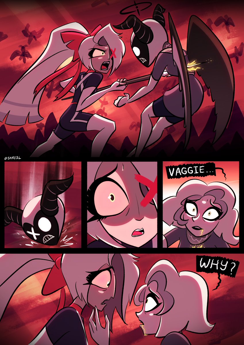 54R13L's tweet photo. #VaggiWeek2026 Day 4: Friends / Rivals

with an extra helping of angst 🫠

TW: Violence https://t.co/G30wzk3tYh