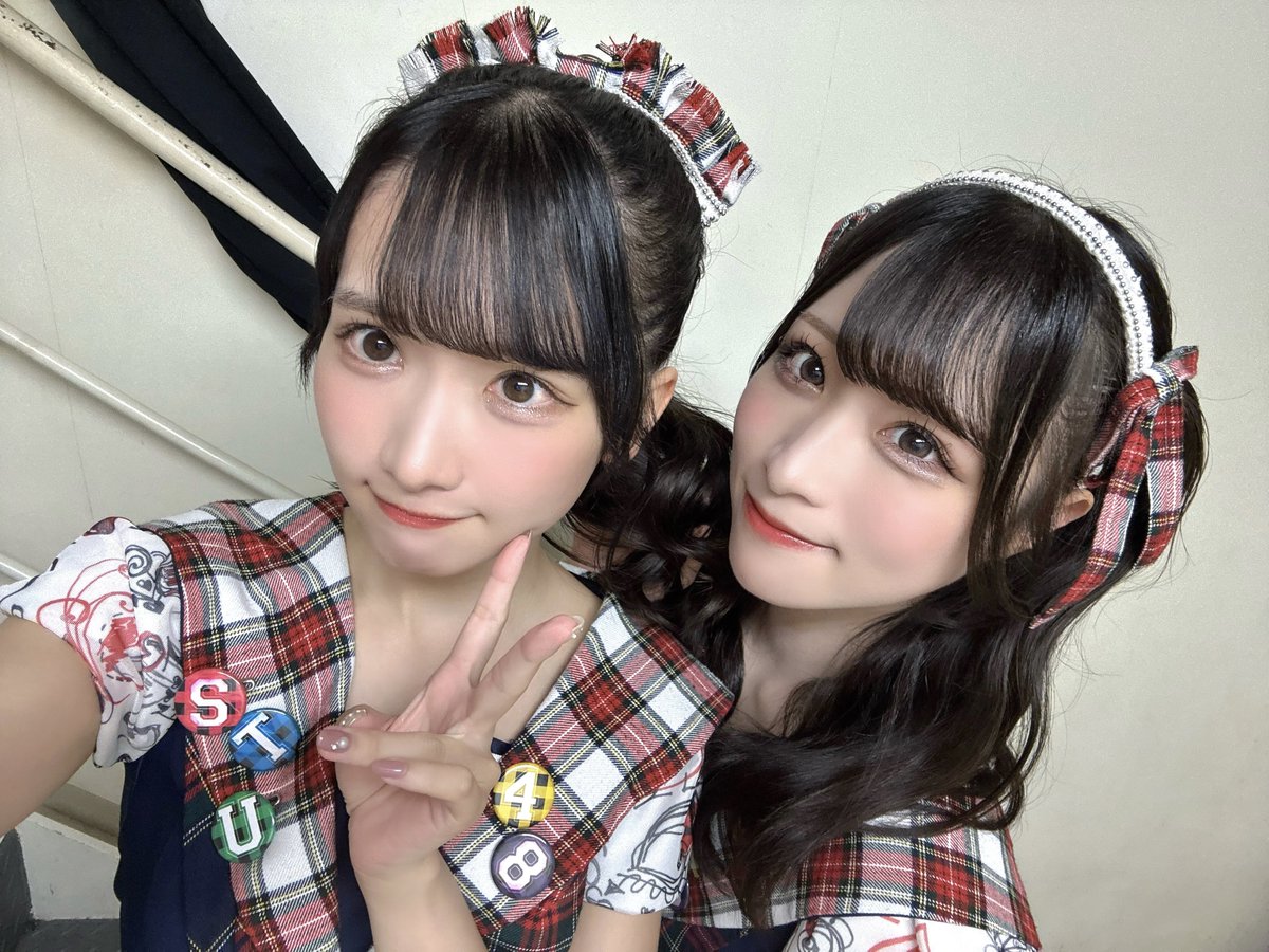 stu48_sayan's tweet photo. #STU48 アイドルの夜明け公演
#原田清花生誕祭2026 🎂🌼

今年もお祝いできて嬉しかった⋆⸜♡⸝‍⋆

Wさやかちゃん
これからもよろやんりんです👭🏻

ご飯もお出かけも
いっぱい誘ってね➰🥰🌳 https://t.co/2sRxbJrzzN
