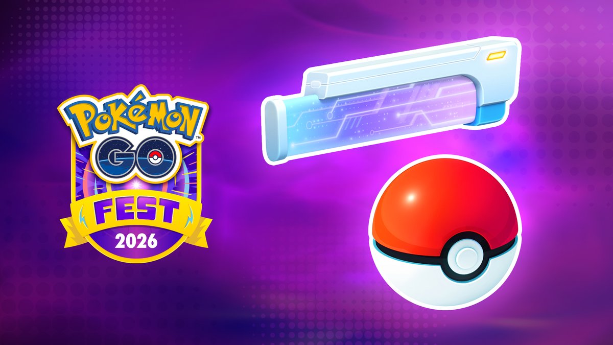 PokemonGoApp's tweet photo. ☑️ Remember to check in! 

Check in to a local community meetup for #PokemonGOFest2026: Global to unlock the second code for Link Charges and Poké Balls! 🤩

🗓️ You have until July 12 to help unlock the second code! https://t.co/QmW0M8LDib