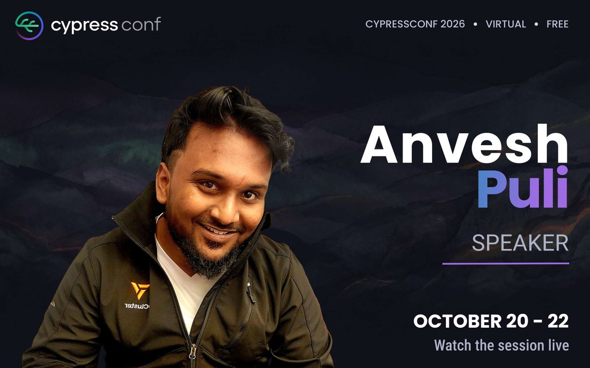 Cypress_io's tweet photo. LLMs don't give the same answer twice. So how do you write a test assertion against one?

At #CypressConf26, Anvesh Puli, talks building a "trust layer" for AI products with Cypress that allows you to ship with confidence.

https://t.co/cVk3gvvtlY https://t.co/BUtHsd2rjN