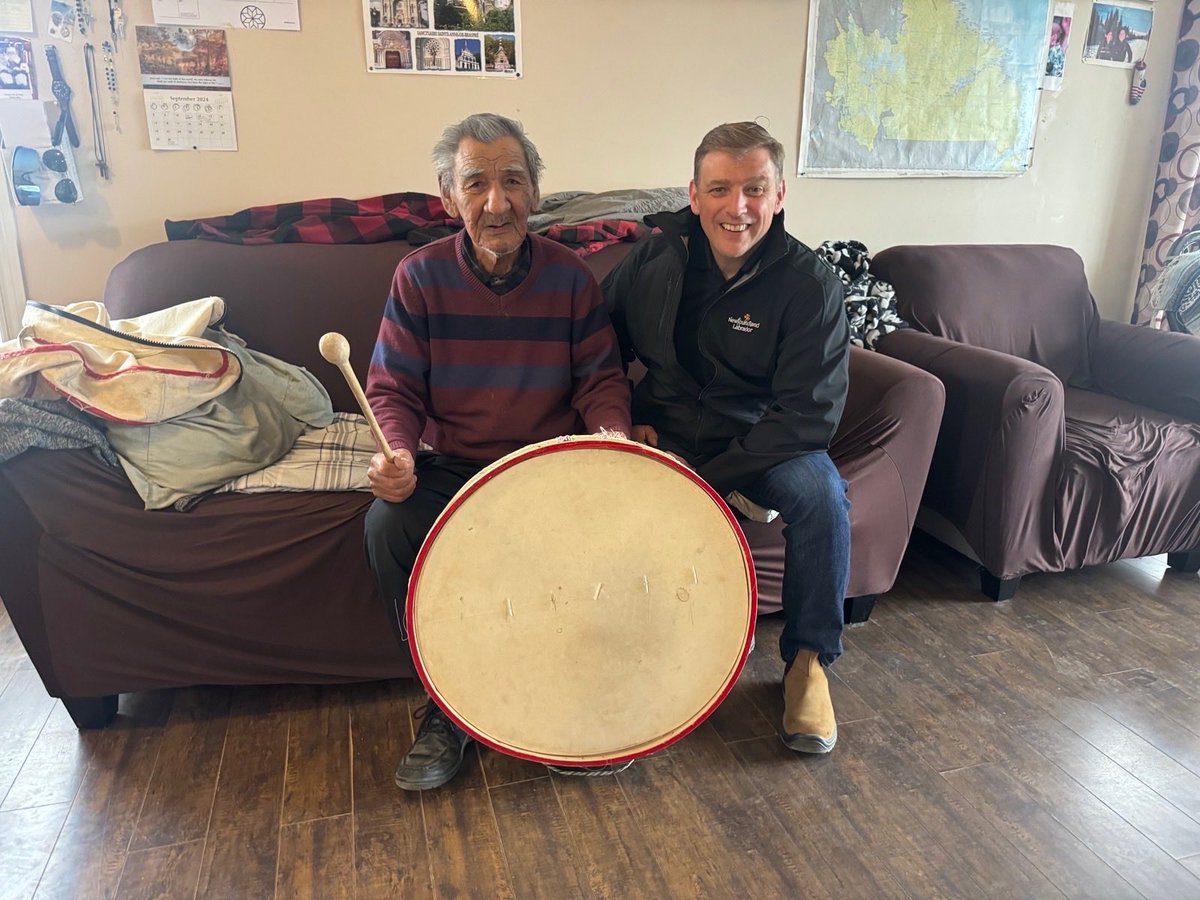 FureyAndrew's tweet photo. Natuashish has lost a remarkable Elder. Joachim Nui Sr. passed away this week at 92, one of the last nomadic Innu Elders and the last traditional Innu drummer in Labrador. I got to know the Nui family during my time in office. My condolences to them and to the Innu Nation. https://t.co/bOV72adRxQ