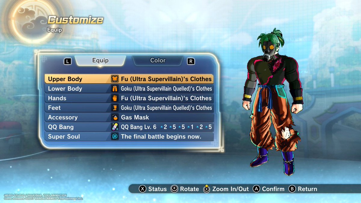Rate my FINAL (probably) Xenoverse 2 fit and build