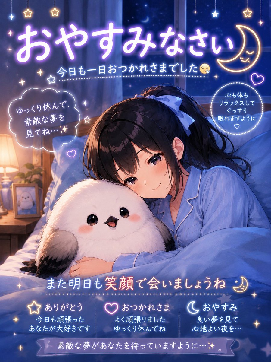 おやすみなさい😪