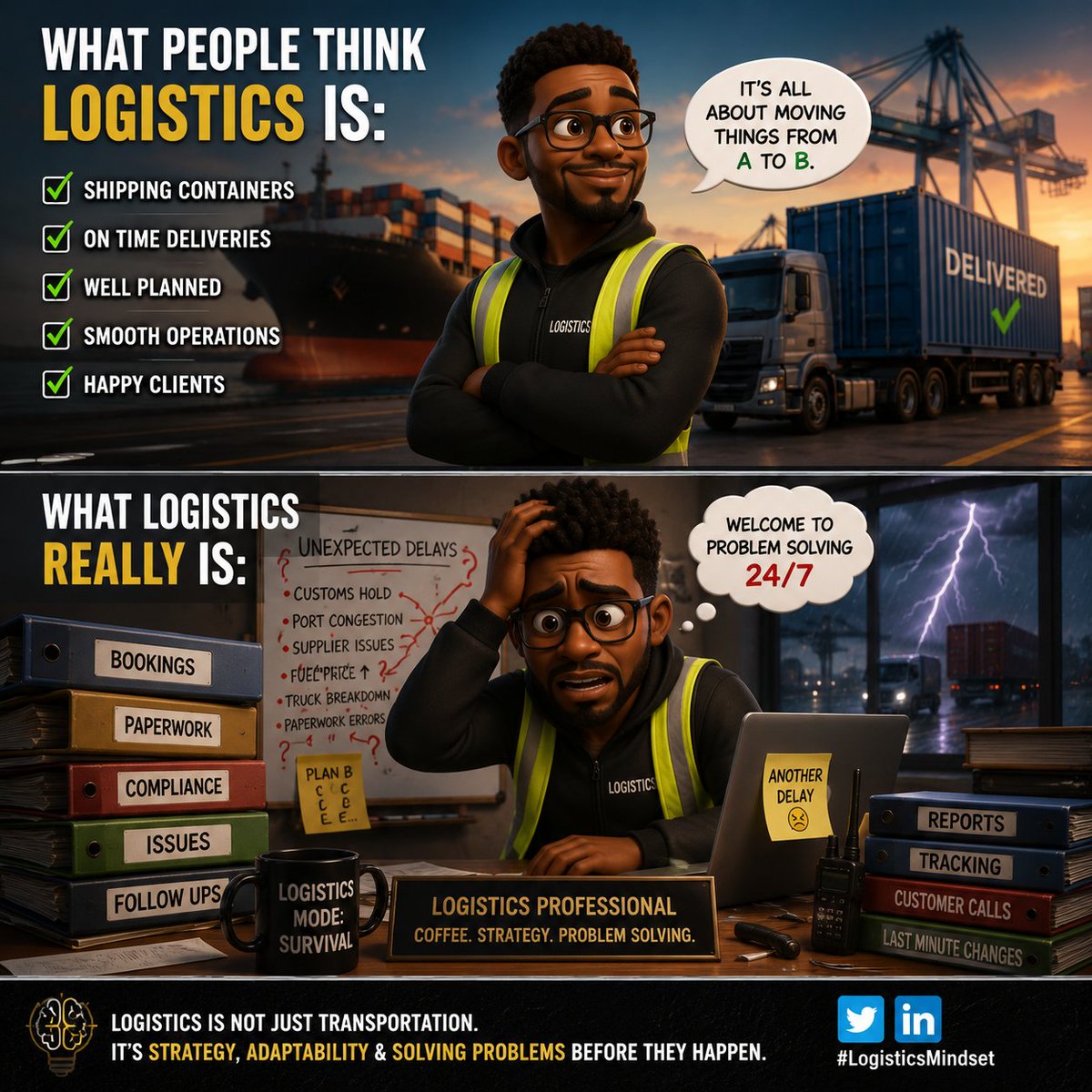 Mentanen's tweet photo. #Logistics #SupplyChain #Transportation #FleetManagement #Procurement #Operations #GlobalTrade #Geopolitics #SupplyChainManagement #LogisticsLife https://t.co/8RR1ue8mHF