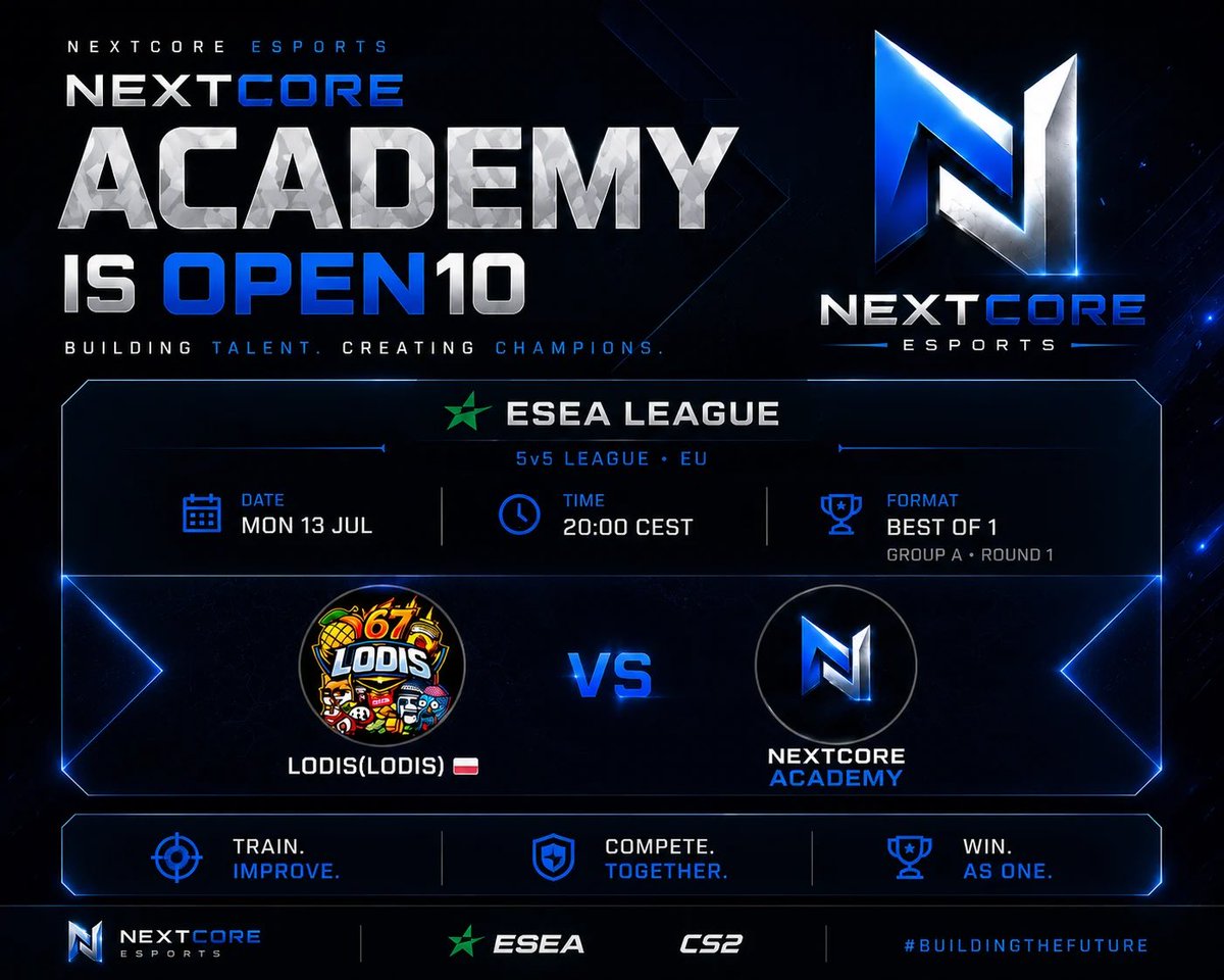NextCore Esports tweet media