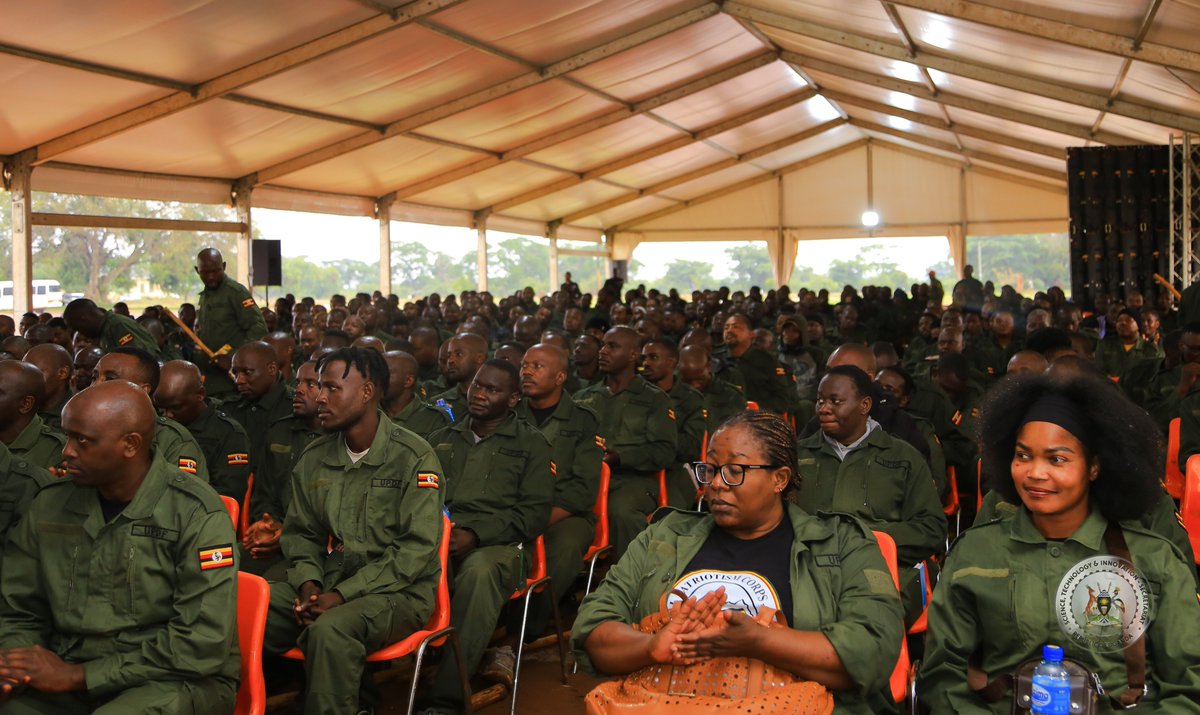 STIsecretariat's tweet photo. The Hon. Minister for Science, Technology and Innovation, Hon. Eng. Jonard Asiimwe Akiiki, is currently delivering a lecture at the National Leadership Institute (NALI), Kyankwanzi, to Ugandan returnees from South Africa.

The lecture focuses on patriotism, mindset realignment, leadership, and the role of science, technology, and innovation in empowering returnees to contribute meaningfully to Uganda’s socio-economic transformation, self-reliance, and national development.

#STIUganda