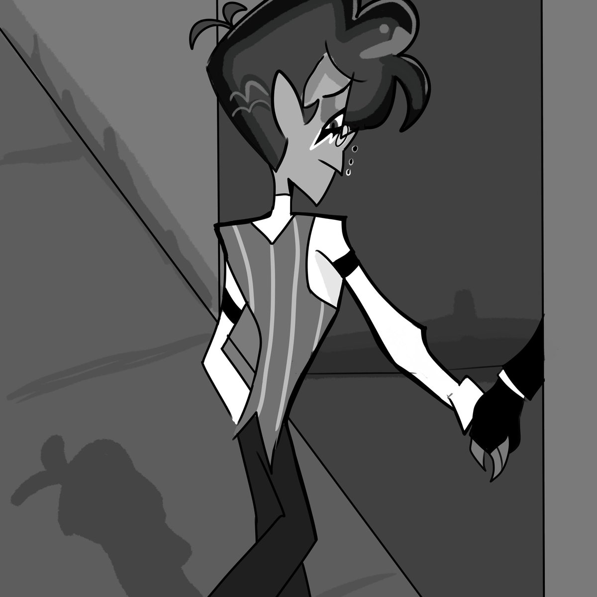 Voidcepti0n's tweet photo. PENUMBRA PT. 02/??
(1/2)
A MurderMedia AU in which Vincent will not take no for an answer when his offer to be partners is rejected by Alastor.
Part 1 is pinned on my profile
#murdermedia #radiostatic https://t.co/yUNvGhhr3J