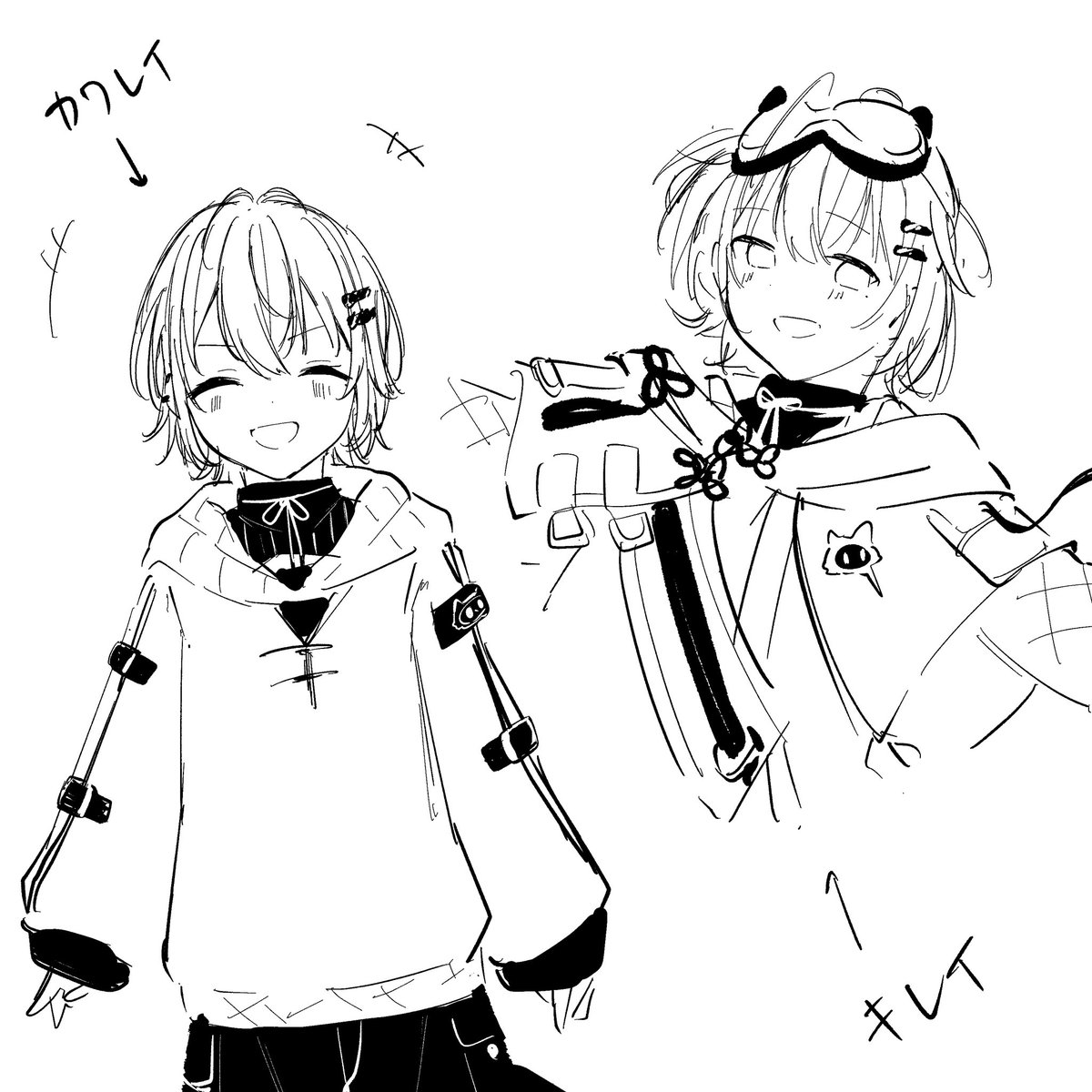 t_choco2z's tweet photo. #夕霧レイ初配信
かわレイさんときレイさんデビューおめでとうございます！ https://t.co/JxleaTpgOc