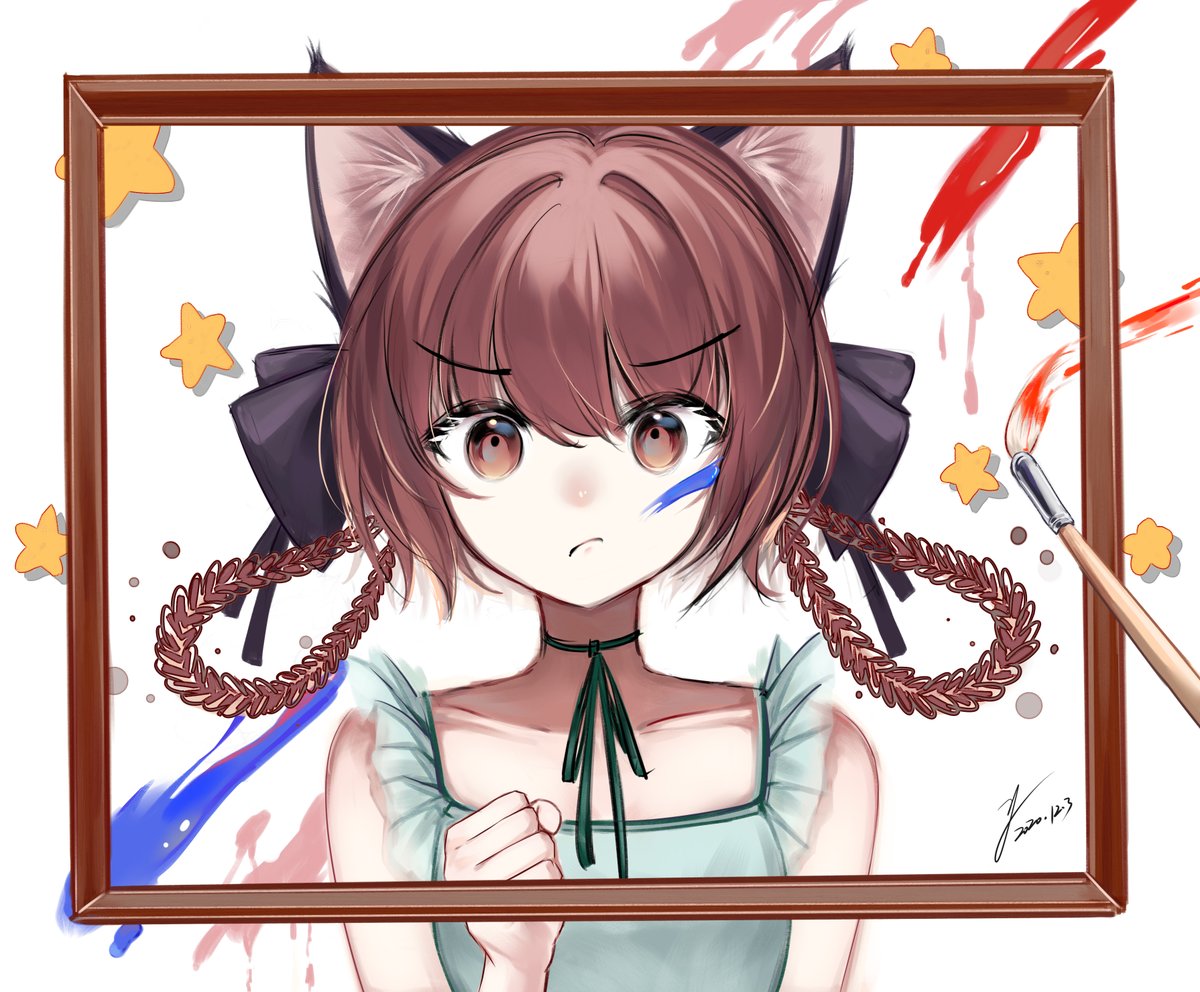 Yolandabaka's tweet photo. ✍️（2020）
#東方Projectᅠ #火焔猫燐 https://t.co/fhLmzWx7CG