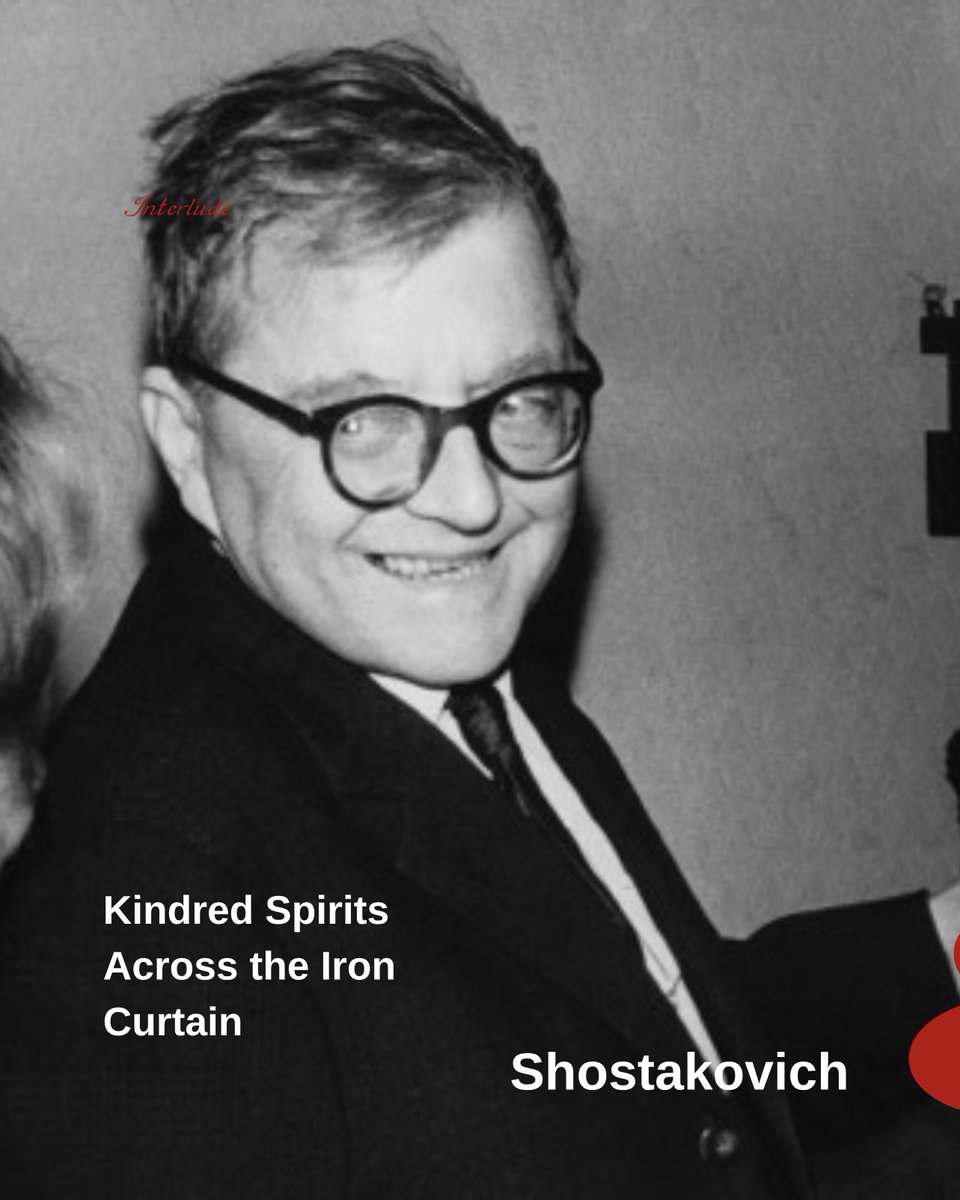 interludeHK's tweet photo. Love, respect, and music. Not even the Iron Curtain could keep them apart. 🎼
Shostakovich and Britten lived in different worlds, yet deeply admired each other's music even dedicating works to one another.
https://t.co/Cxlk1cZBHL
#Shostakovich #BenjaminBritten https://t.co/urdAX1MjL7