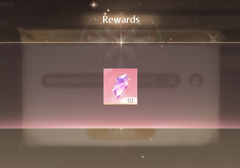 whimsyhaven_x's tweet photo. 💕New Redeem Codes 🌸

🎁 FINALCHAPTEROFITZALAND 
Reward: 100 Diamonds + 20,000 Blings + 50 Threads 
🎁 DANCEINTHEMIRROR 
Reward: 100 Diamonds + 30,000 Blings + 50 Shiny Bubbles  
🎁 SEEYOUINHEAVENSREACH
Reward: 100 Diamonds + 100 Threads + 100 Shiny Bubbles  
🎁 JOINNIKKIATTHEGOLDENFEAST
Reward: 10 Crystals

How to Redeem: 
1️⃣ In-Game: Open Pear-Pal (ESC) > Settings > Other > Redeem Code. 
2️⃣ Online: https://t.co/Inz7xRqzw6 
Liz.💖