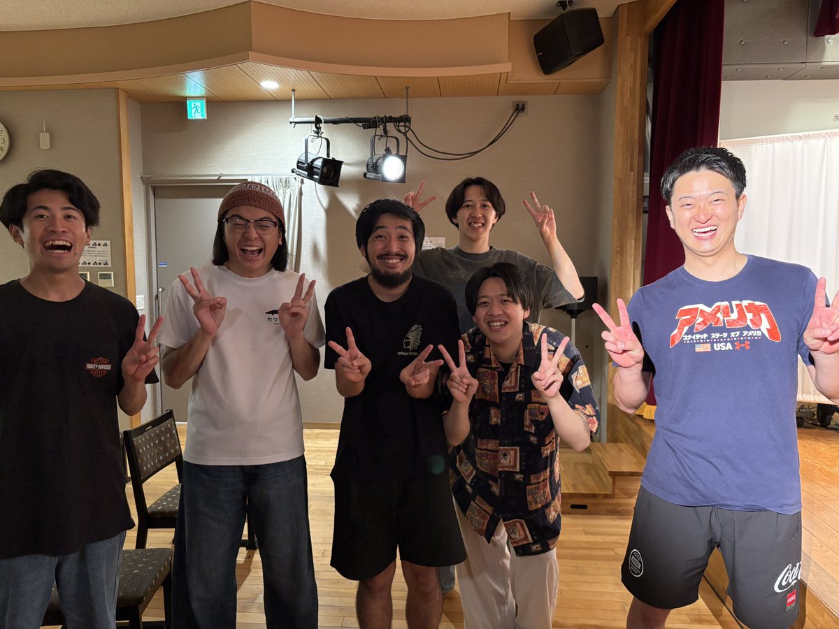 haruki_05406's tweet photo. 第五回harunosuke

高島、お前がちすげえよ
長内、お前まじ熱ちぃんだよ
加藤、お前めっちゃかわいいんだよ
久保田、お前笑わせんなよ

いい夜だ、ありがとう
#harunosuke https://t.co/pQ8ZYL2yP4