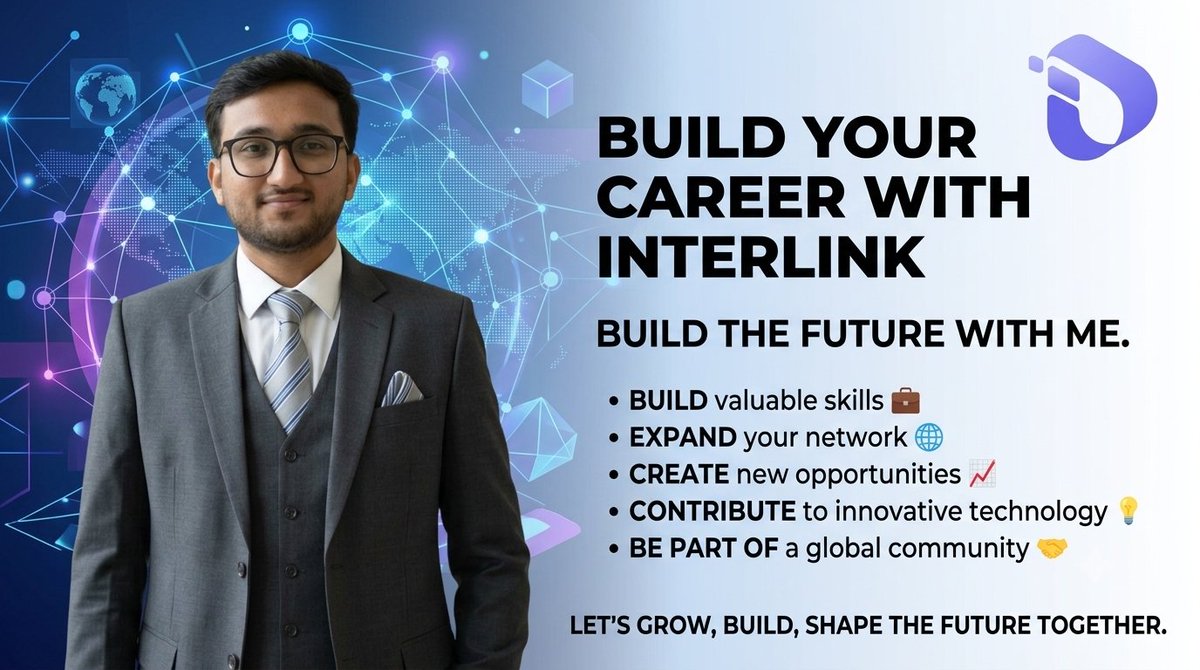 KumarShanu1019's tweet photo. Build your career with InterLink and join me in shaping the future of Web3. Learn, grow,connect, and unlock new opportunities in a thriving blockchain ecosystem.
Start your journey today: https://t.co/JY8wYZKxyL
Refer code: 9610
#Interlink #ITLG #ITL
@kv_interlink @itl_fdn https://t.co/kksceCZTvE