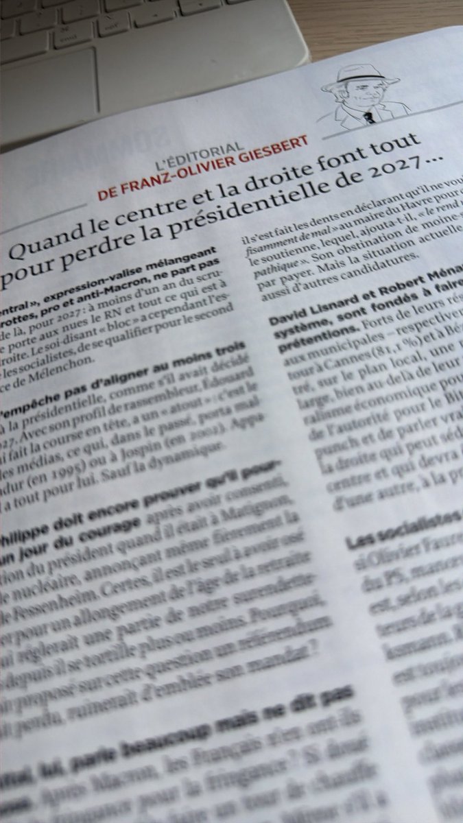 Dartigolles's tweet photo. J’aime beaucoup @fogiesbert. Il fait partie de ces grands fauves qui existent aussi bien en politique que dans le journalisme. L’odeur de 2027 commence à lui ouvrir l’appétit. https://t.co/02JEnK9fxW