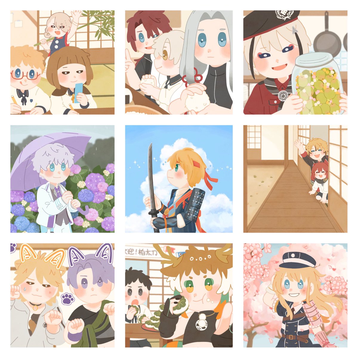 oimoyasan__'s tweet photo. #蝉鳴く盛夏の青空の下で刀剣乱舞好きさんと繋がりたい

自本丸の記録＆妄想をメインに色々呟きます 表現方法問わず、お話の合いそうな方とのご縁があると嬉しいです🌼
全反応巡回し、無言フォローにてお迎えいたします◎

詳細: https://t.co/fbUsTEfBFp https://t.co/v3tOPLs71V