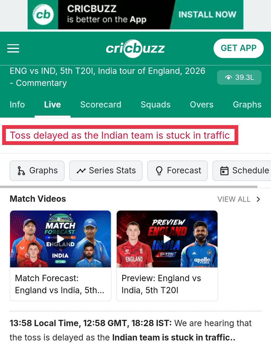 Funtoosji's tweet photo. After Ireland 2-0 &amp; 
Eng 3-0

We got another अजुबे 🤣
 
#INDvsENG
#BCCI 
#CRICKET https://t.co/ij9snLQrCQ