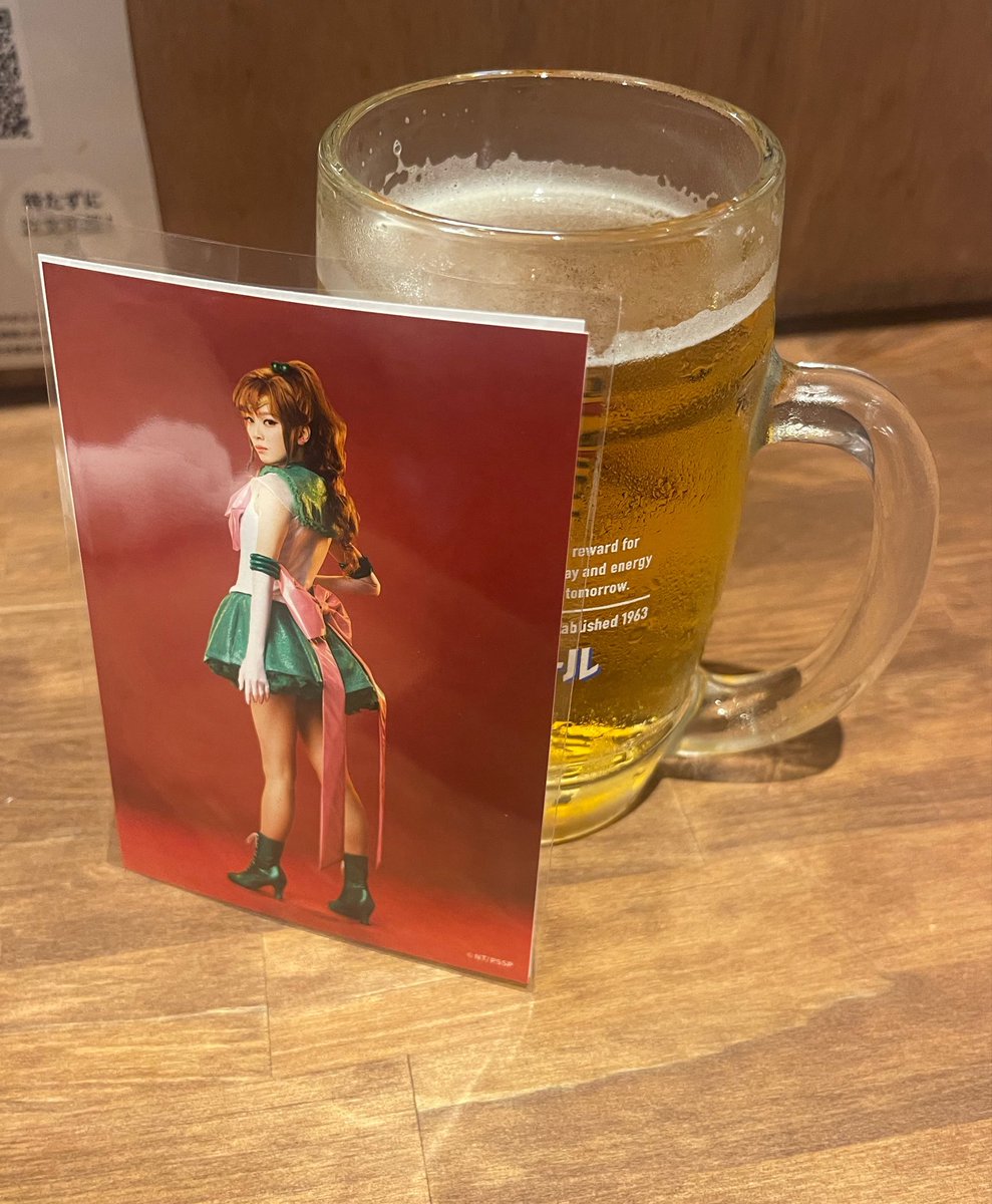 mg010520's tweet photo. #美少女戦士セーラームーン 
-Shining Theater Shinagawa Tokyo-を観劇の後はお酒〜🍻
やっぱりこれがいいのよ。
日々のストレスがめっちゃ洗われる最強のルーティン😆
#後藤萌咲 https://t.co/bnT8F0WYfJ