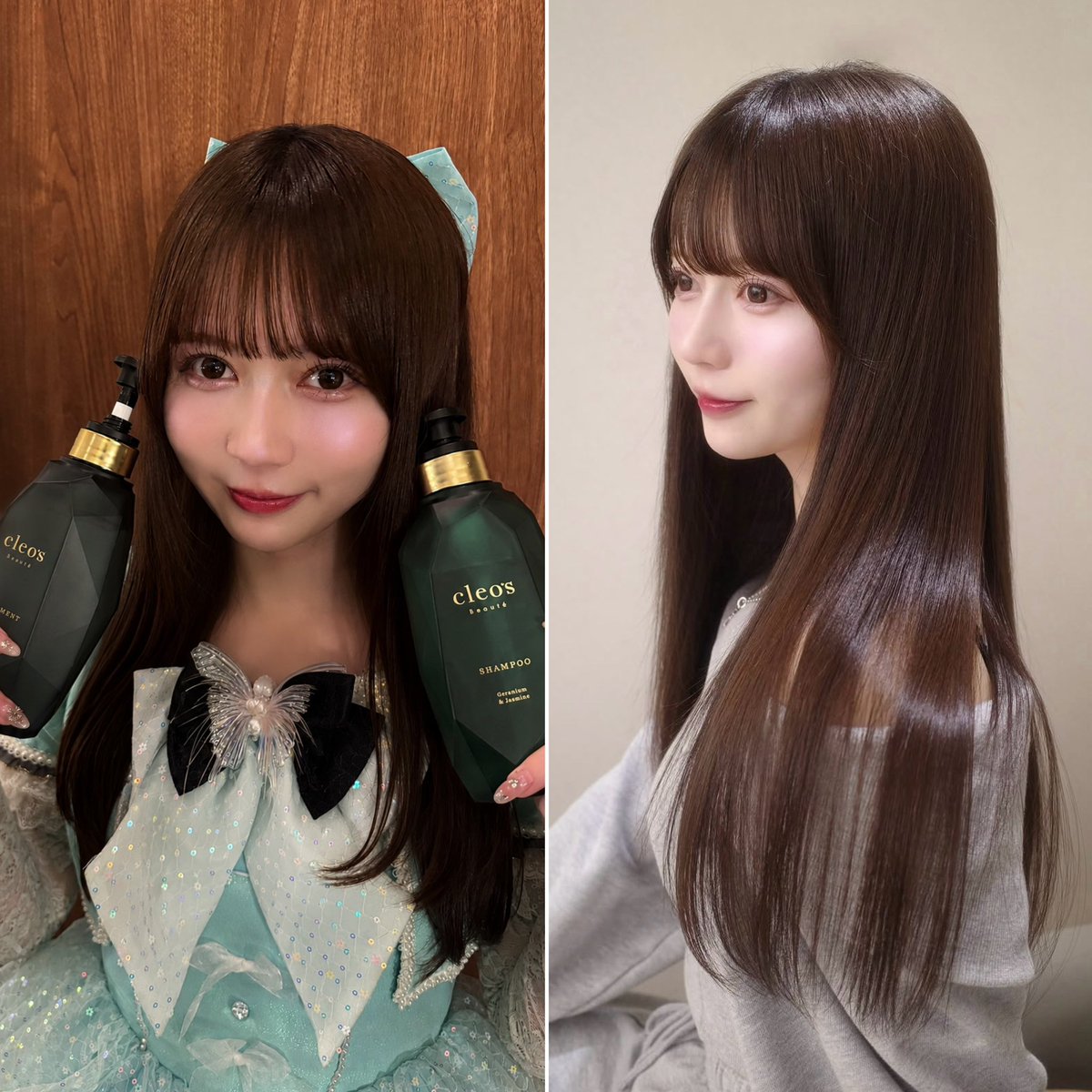 chaton_an's tweet photo. 水瀬さららﾁｬﾝ、本ッ当にいつも髪がサラサラで、隙のない美女すご...と思ってたら最近爆美女達がめっちゃいい！って言ってたこのシャンプー使っててガチで「縮毛した...?」ってくらい髪サラッサラになってえっぐい... https://t.co/swsbs5ZiTA
