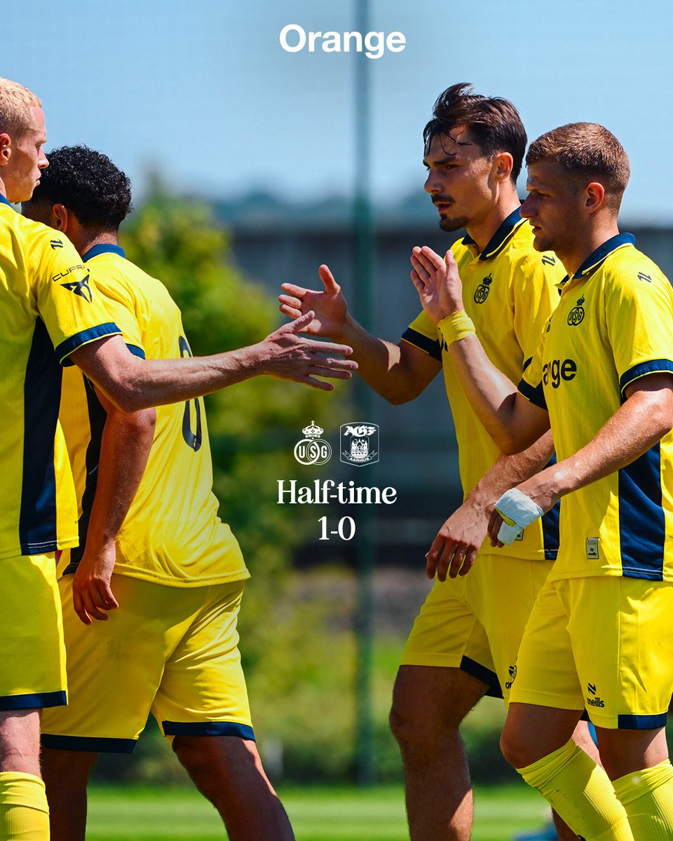 UnionStGilloise's tweet photo. Hurtevent's first goal for Union puts us ahead after 60 minutes.  Another 60 to go! 💪 https://t.co/cK2Yr7tJ04