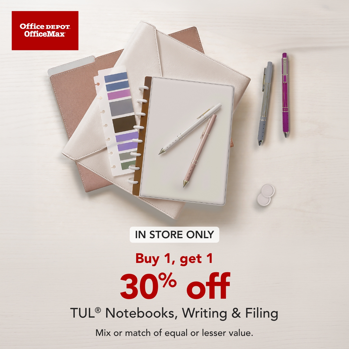 officedepot's tweet photo. Crafted to inspire. Designed to impress. Now's your chance to experience the brand our customers just rave about. Grab this BOGO deal at your local Office Depot or OfficeMax store, now thru 9/26/26. https://t.co/mQ6wiZhSAY
*Excludes Clearance. https://t.co/rfcwIFc7bF