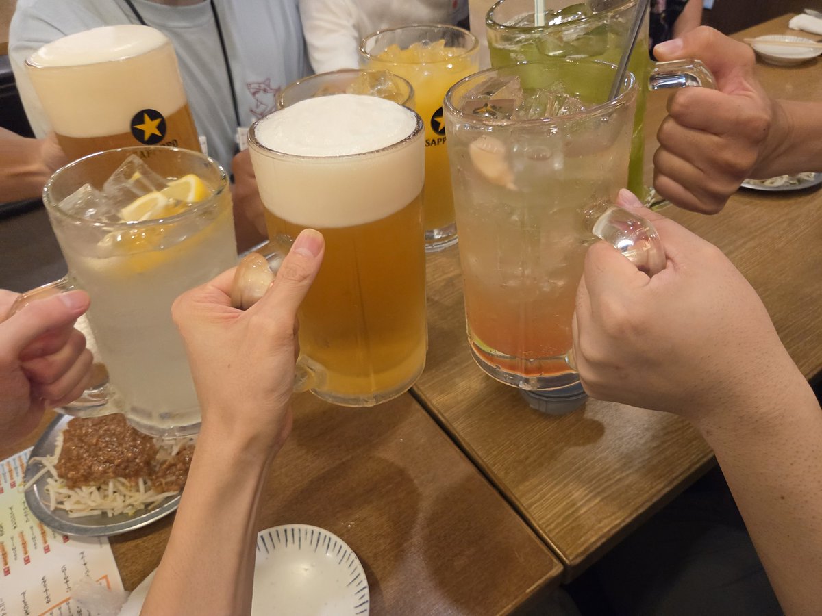 wasabi_074's tweet photo. ゆめみた&amp;色々現場お疲れ様でしたー🍻🍻 https://t.co/KRE41Ndlet