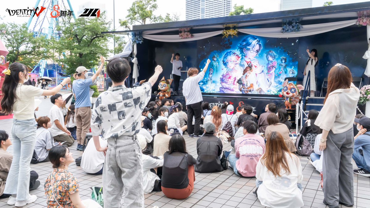 IdentityVJP's tweet photo. #第五人格８周年
シティツアー1週目は横浜なの！

会場では豪華ゲストと遊べる
ゲームコーナーや
フォトスポットを楽しめるの♪

入場料無料なので
ぜひみなさん遊びにきてくださいなの！

#第五人格
#第五人格8arty https://t.co/yImCeXRNQS