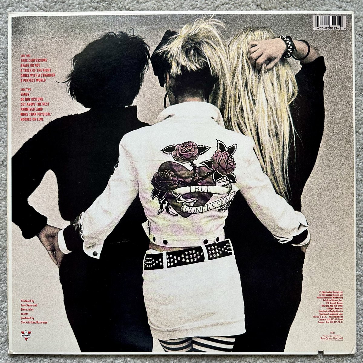 Poplifer73's tweet photo. Saturday!
This year is the 40th anniversary of Bananarama’s third album ‘True Confessions’. No perfect time than a Saturday afternoon listening to the original 1986 American pressing on London Records @VivaBananarama 
#Bananarama #TrueConfessions40 #TrueConfessions #LondonRecords https://t.co/dnFEA0wJlA