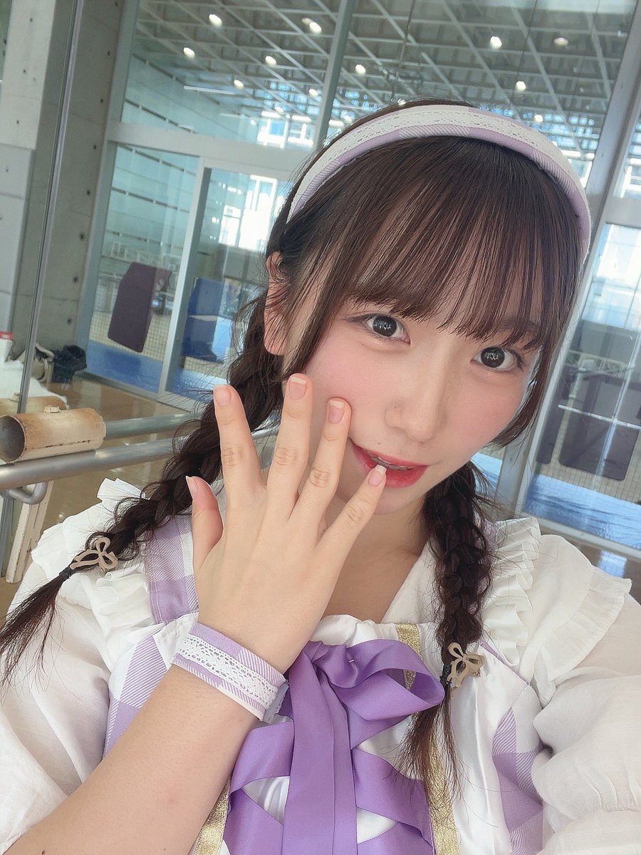 7/19は紫色担当のあおちゃんです💜 新鮮な色のあおも楽しみにしていて