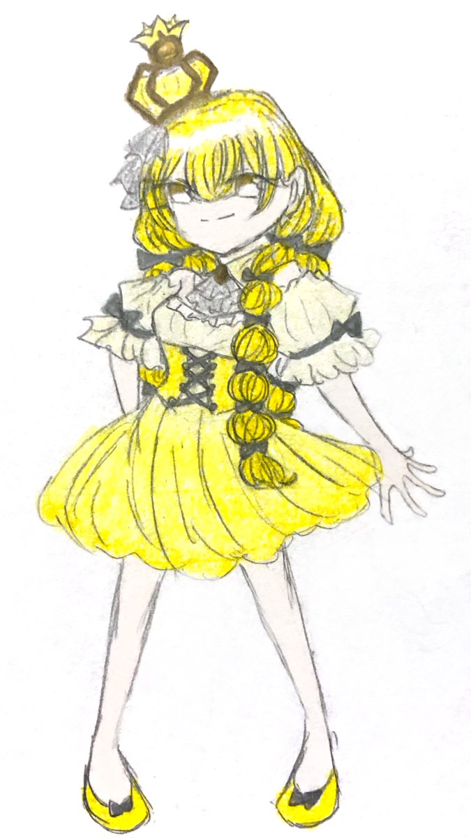 reireizeron's tweet photo. うちの子発光体その15
ゴールデンベリル。
プライド高いのじゃロリ。
何事も一番でありたい。のに全部ホワイトベリルに勝てない。少しでも勝つためにいろんな人を巻き込む���
最近はホワイトベリルに勝てる方法ないか模索中。 https://t.co/ZFhriCeXSn