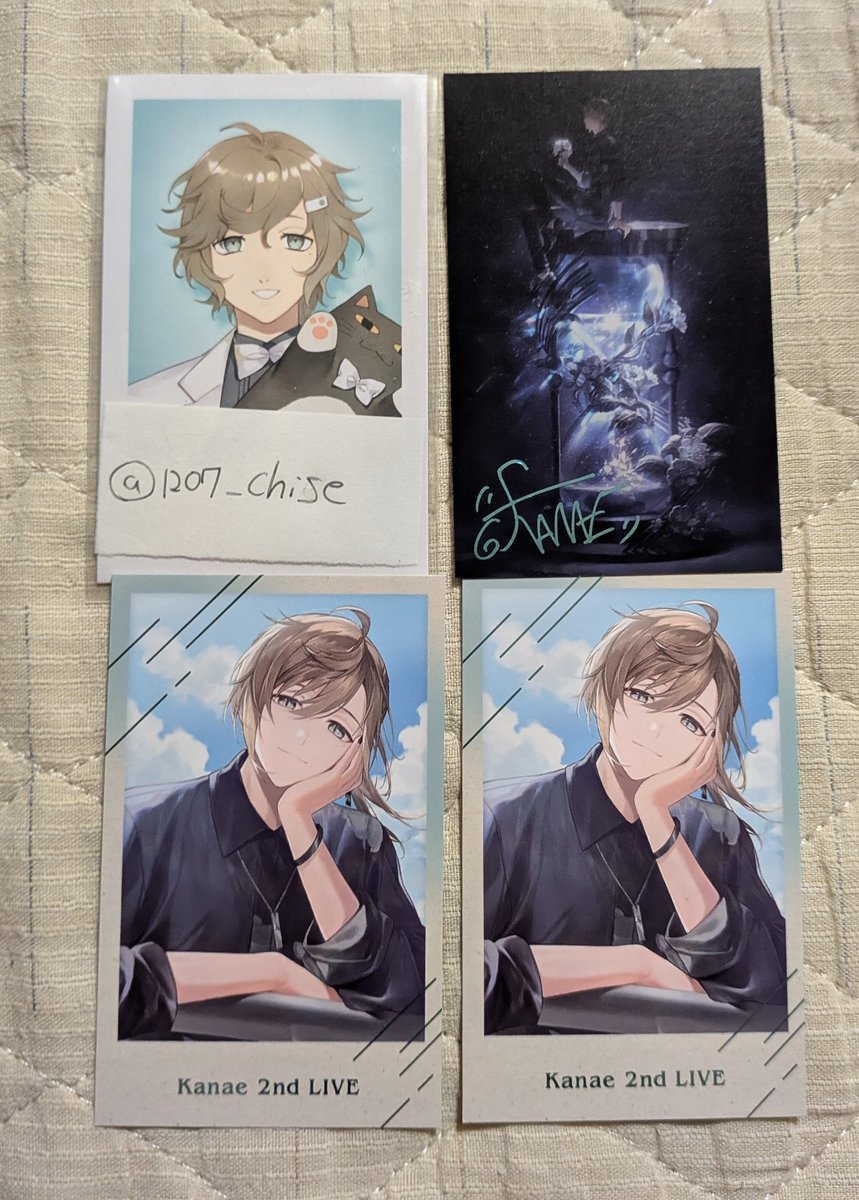 1207_chise's tweet photo. 【交換】にじさんじ 叶 2nd LIVE 孤独 -solitude- ランダムカード チェキ風カード

求:左の画像💖
譲:右の画像

大阪、郵便での交換希望
まとめての交換を
優先させて頂きます！

検索からもお気軽に
お声掛け下さい(*^^*) https://t.co/guxzvpGbt4