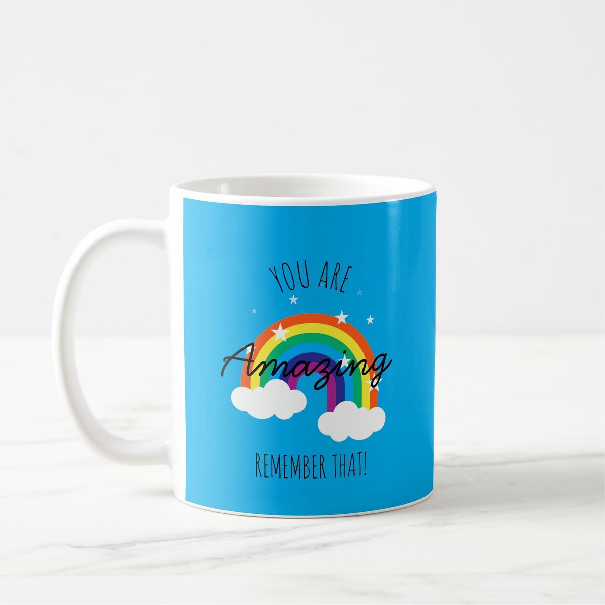 We_Are_All_Mugs's tweet photo. You Are Amazing - Baby Blue Mug
Turn your morning coffee into a power-up. 💪 These bold motivational mugs are made for dreamers, doers, and caffeine-driven achievers
https://t.co/59a9O3Y6i1
#coffeelover #coffee #inspirational #quote #rainbow #lgbt #blue https://t.co/sa2brodyBi