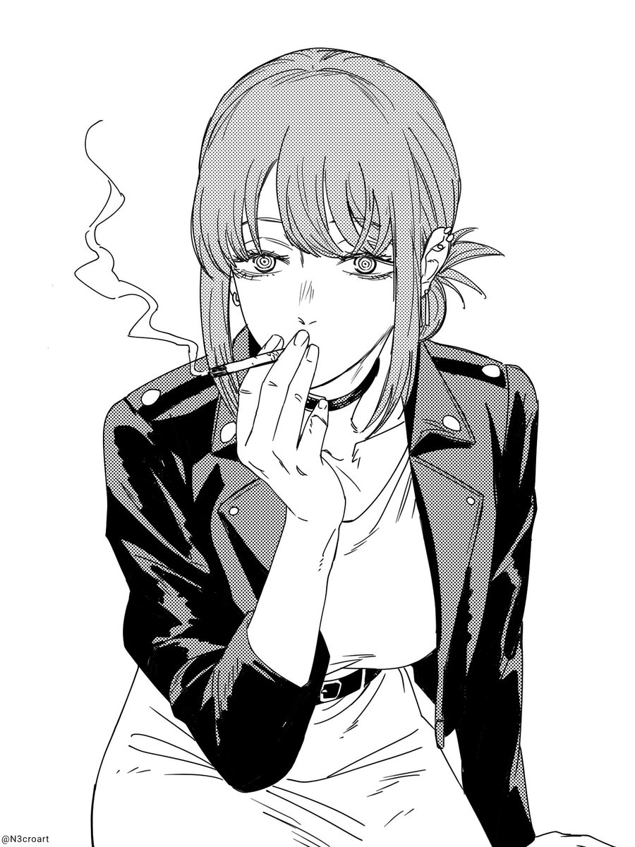 N3croArt's tweet photo. MANGA VERSION
#chainsawman #smokingbehindthesupermarketwithyou #ヤニすう #makima
(Dm for commissions) https://t.co/UeEmSgZtl1