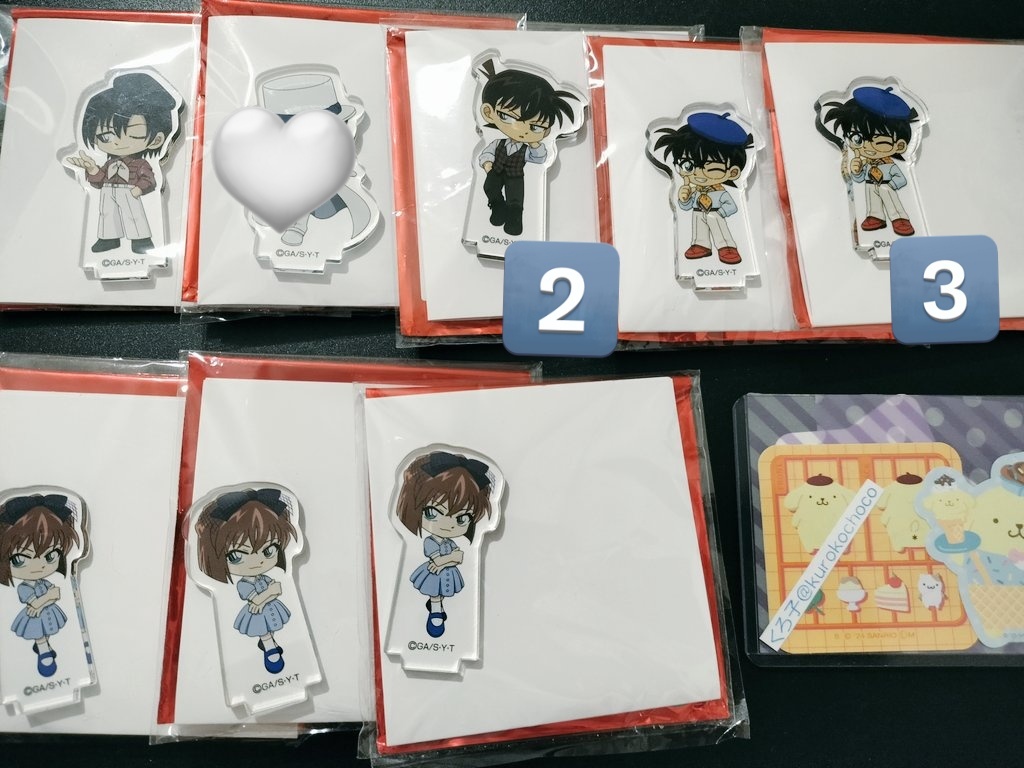 kurokochoco's tweet photo. 【交換 譲渡】
名探偵コナン コナンカフェ
《譲》
ポストカード 萩原 研二
アクリルスタンド
レトロ 萩原 灰原* 新一* コナン* 
マリン 安室 コナン* 世良* 新一*
《求》
すべて松田
1点から郵送可能です◎
*はお求めあれば2対1可
都内手渡し応相談
*定価譲渡可
引用と合わせてのお取引歓迎です◎ https://t.co/LwPJ5R92Zv