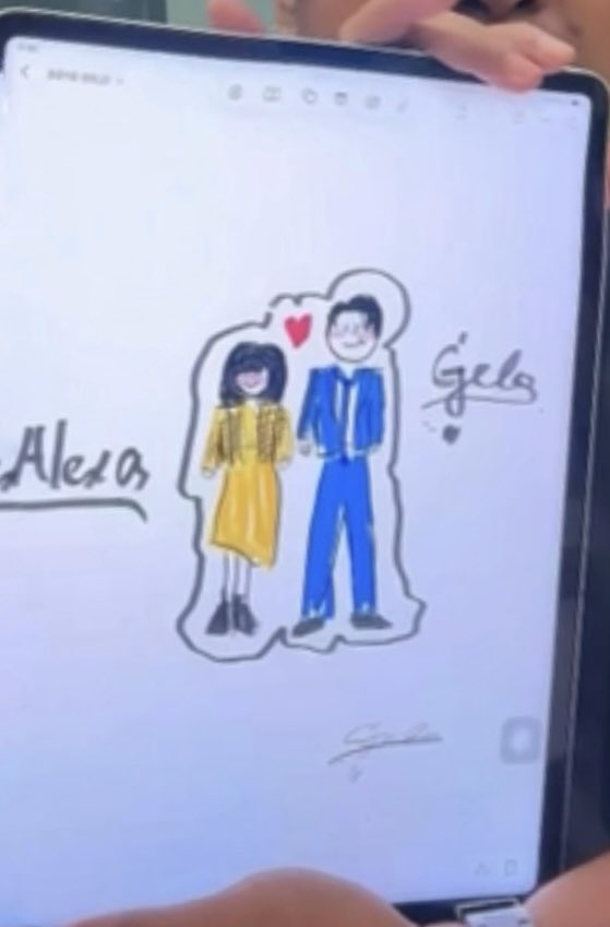 DontNameNames's tweet photo. Pwede namang Kpaps &amp; Babo or Hannah &amp; Daniel yung ilagay diba? 🫠

Yung drawing:                Yung nagdrawing: https://t.co/vboMmknsTI