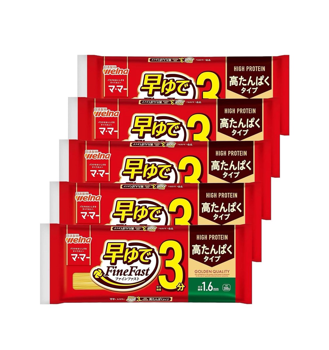 t4k1k0's tweet photo. 【パスタ】

マ・マー 1.6mm スパゲティ

[早茹で3分] 300g×5袋
¥1,922→¥1,390（1袋あたり¥278）
https://t.co/j6V0fNiUjC
↑
今年最安値+¥9

[通常7分] 600g×5袋
¥2,884→¥1,495（1袋あたり¥299）
https://t.co/fo0z8GlZCY
↑
今年最安値+¥26

ママーがほぼ今年最安値！
7分茹では600g入りでコスパ◎ https://t.co/6EIO84zZdF