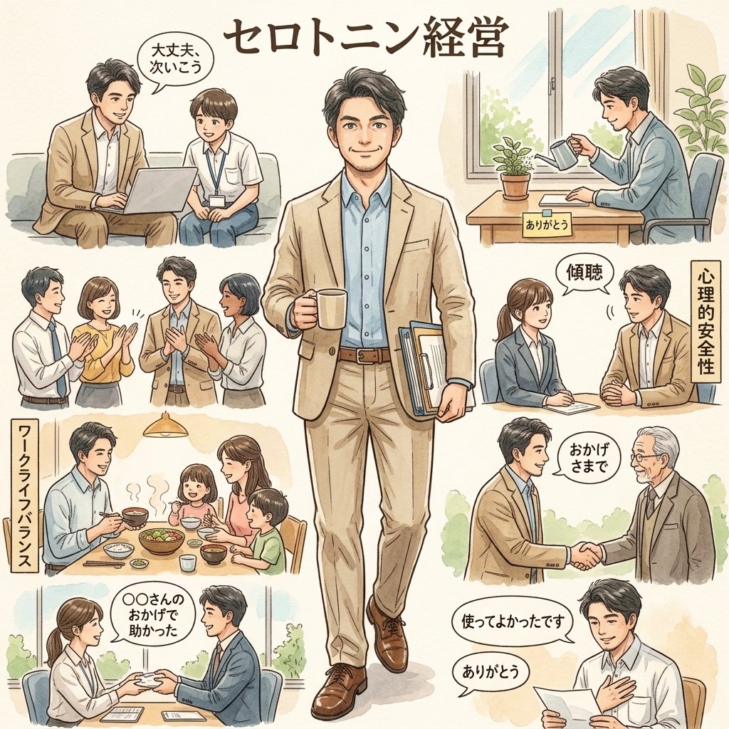 tkotohata's tweet photo. 会社経営もドーパミン経営とセロトニン経営に分類できそう。どちらかが過剰な組織に反対の性質が強い人物が入ると事故る https://t.co/G9J7sqgs0Y