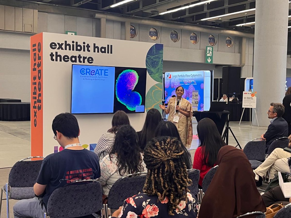 DBT_inStem's tweet photo. Looks like we've #CReATE(d) quite a buzz at #ISSCR2026! 🧬

Our Career Exploration Talk received an enthusiastic response, with students and early-career researchers eager to learn about the exciting science, collaborative research environment, and career opportunities at BRIC-inStem.

One comment we've heard time and again over the past few days: "Everyone is talking about BRIC-inStem!" From our scientific presentations and engaging discussions at Booth #1006 to interactions with researchers from around the world, it's been wonderful to see such excitement about the science happening at BRIC-inStem.

Thank you to everyone who has stopped by—we've loved the conversations, and we look forward to many more!

#ISSCR2026 #StemCells #CReATE #ScienceCareers #RegenerativeMedicine

@InamdarManeesha @DPalakodeti @mbhavana10 

@ISSCR @BricDbt @DBTIndia