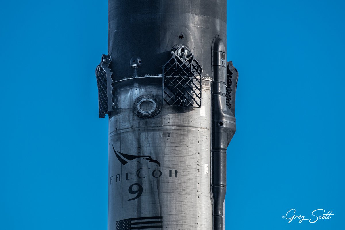 GregScott_photo's tweet photo. The King has returned! SpaceX flight leader Booster 1067 just returned from its 36th mission to space. Carrying 29 Starlink satellites it landed on the drone ship & returned to Port Canaveral this morning. Originally boosters were hoped to have at least 5 reuses & 10 was considered the goal, reuse is now the standard.