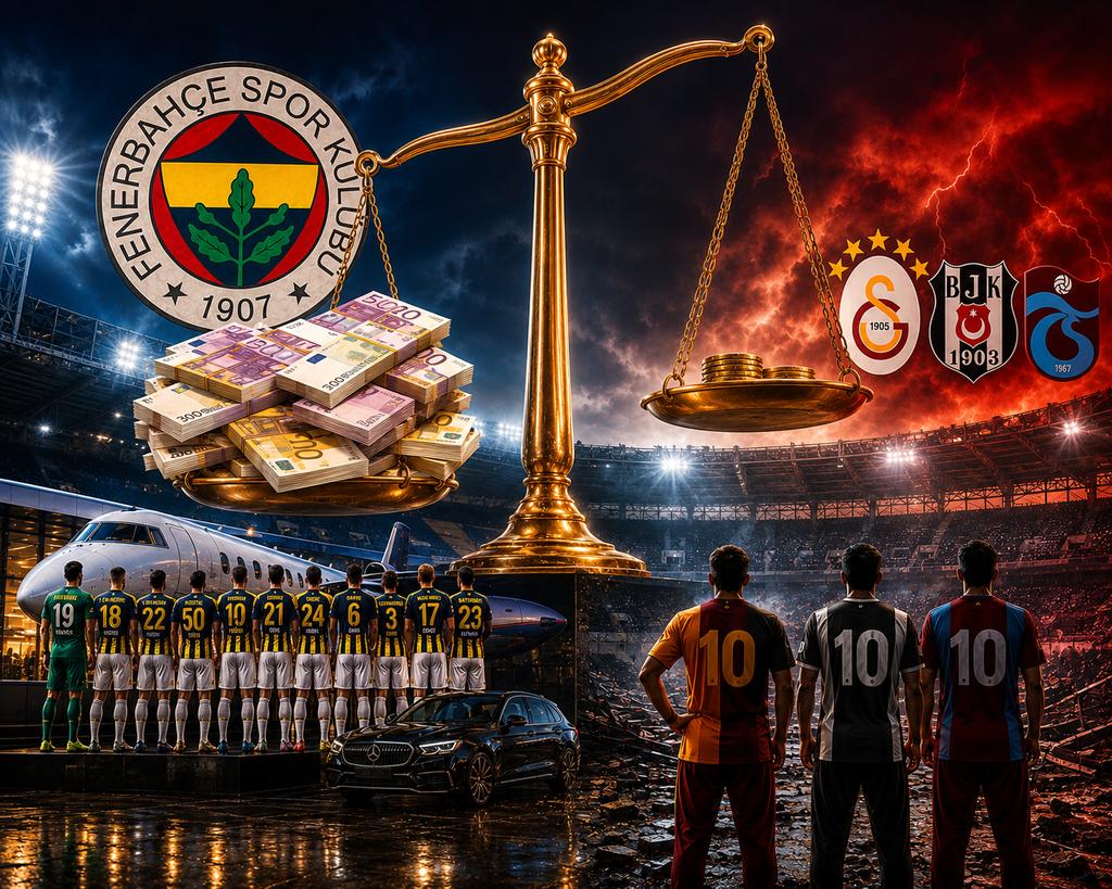 Yunusakbaba1905's tweet photo. 🚨💣 GÜNDEM | Türk futbolunda rekabet dengesi tartışılıyor!

Fenerbahçe’nin 6 milyar TL harcama limiti ve geniş yabancı kadrosuna rağmen 50 milyon Euro seviyesindeki transferler için masaya oturabilmesi ciddi soru işaretleri oluşturuyor.

UEFA’dan FFP cezası alan bir kulüp bu ekonomik şartlarda nasıl bu kadar rahat hareket edebiliyor?

📌 Galatasaray, Beşiktaş ve Trabzonspor yönetimleri artık bu tabloyu açıkça sorgulamalı. Kurallar herkese eşit uygulanmıyorsa, ortada adil rekabetten söz edilemez!