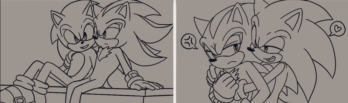 brookkar15158's tweet photo. Some old wips i never finnished 

#Sonadow #Sonic #Shadow https://t.co/CcHNK2uMOJ