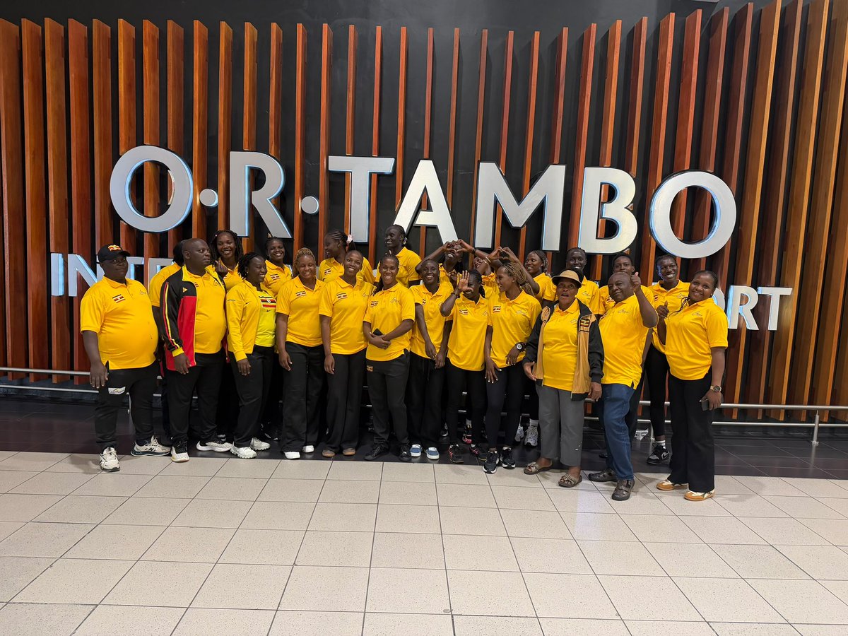 Official_UOC's tweet photo. 🇺🇬 She Cranes have arrived safely in South Africa! 

The She Cranes have landed safely and are settled in ahead of their three-match Test Series as preparations for the Glasgow 2026 Commonwealth Games continue.

#SheCranes #TeamUganda #RoadToGlasgow2026 https://t.co/FAxCQo4Xoa